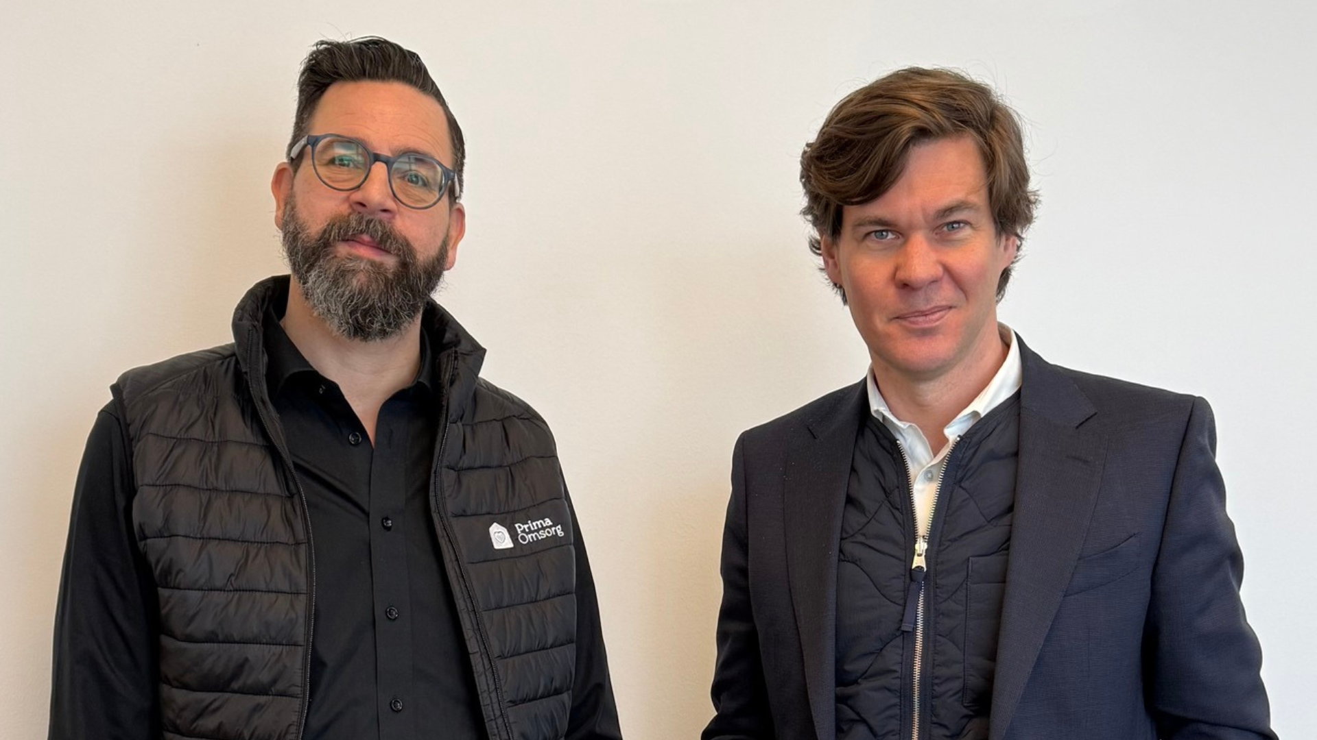 Josef Hjertzell, VD Prima Omsorg & Gunnar Caperius, förbundsdirektör Vårdföretagarna